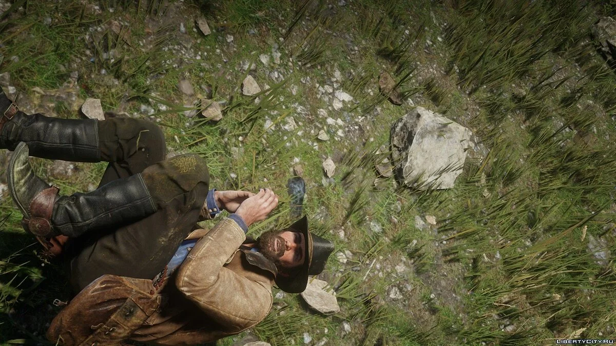 Cámara lenta al caer / Red Dead Redemption 2