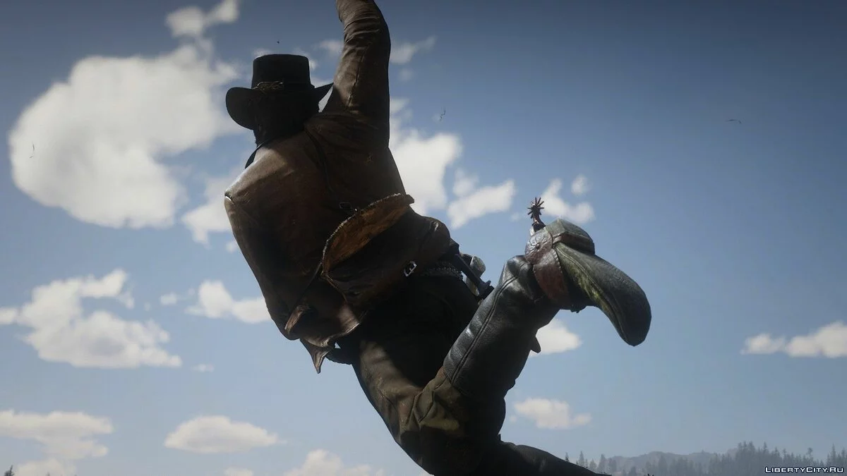 Cámara lenta al caer / Red Dead Redemption 2