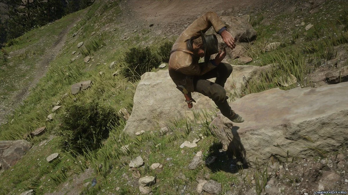 Cámara lenta al caer / Red Dead Redemption 2