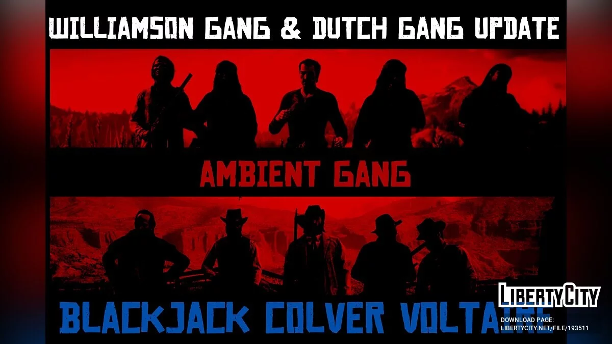 Ambient Gang - RDR Gang Addon Final / Red Dead Redemption 2