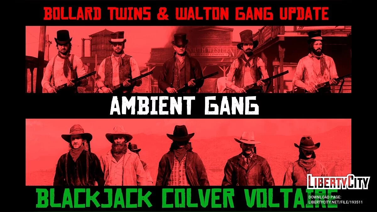 Ambient Gang - RDR Gang Addon Final / Red Dead Redemption 2