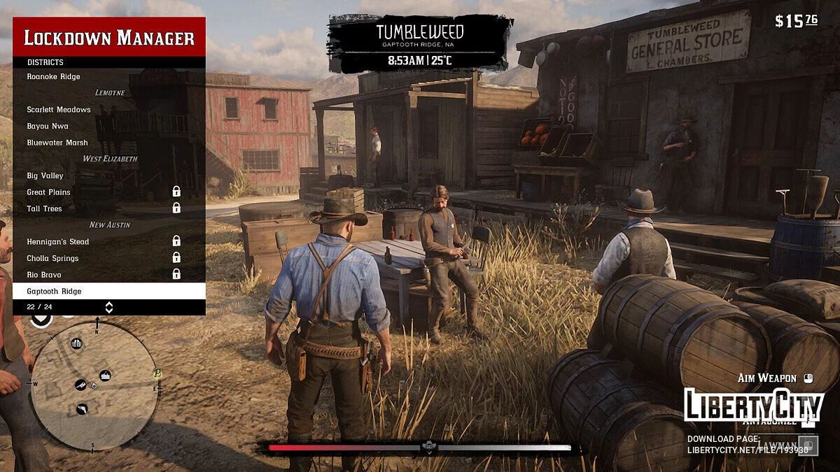 Lockdown Manager Menu [1] / Red Dead Redemption 2