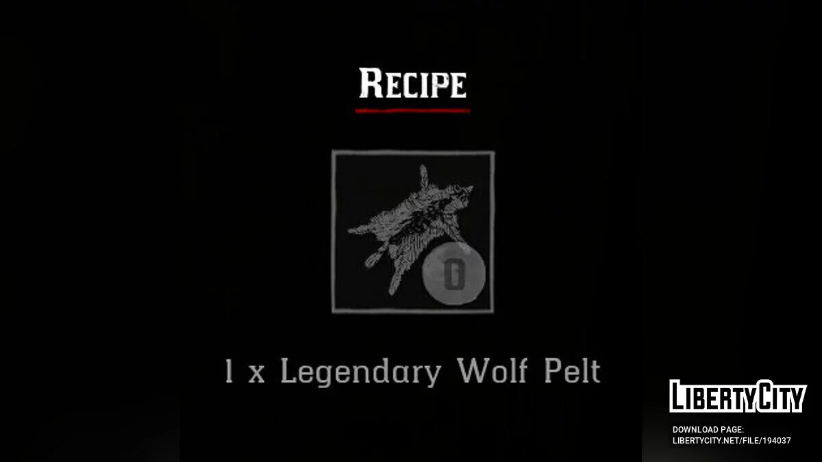 Somente caça lendária [1.0] / Red Dead Redemption 2