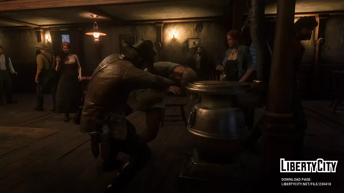 Peleas en Bares [1.4] — la posibilidad de organizar peleas en los bares / Red Dead Redemption 2