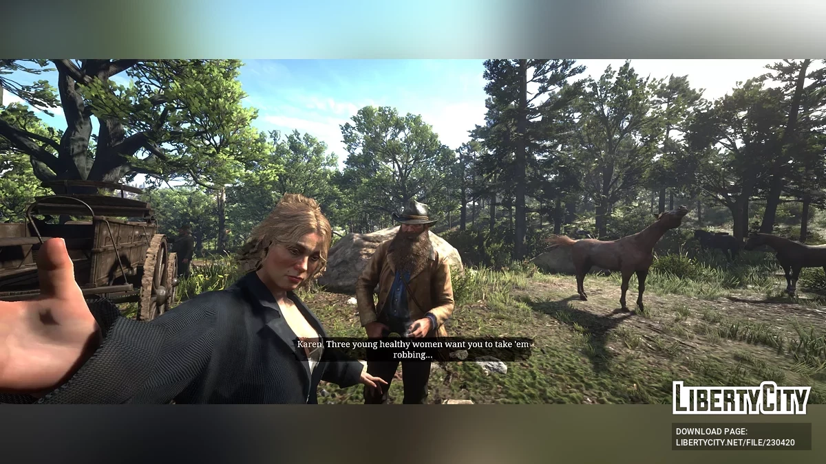 Cortes cinematográficos en primera/tercera persona + cámara libre cinematográfica [1.4] / Red Dead Redemption 2