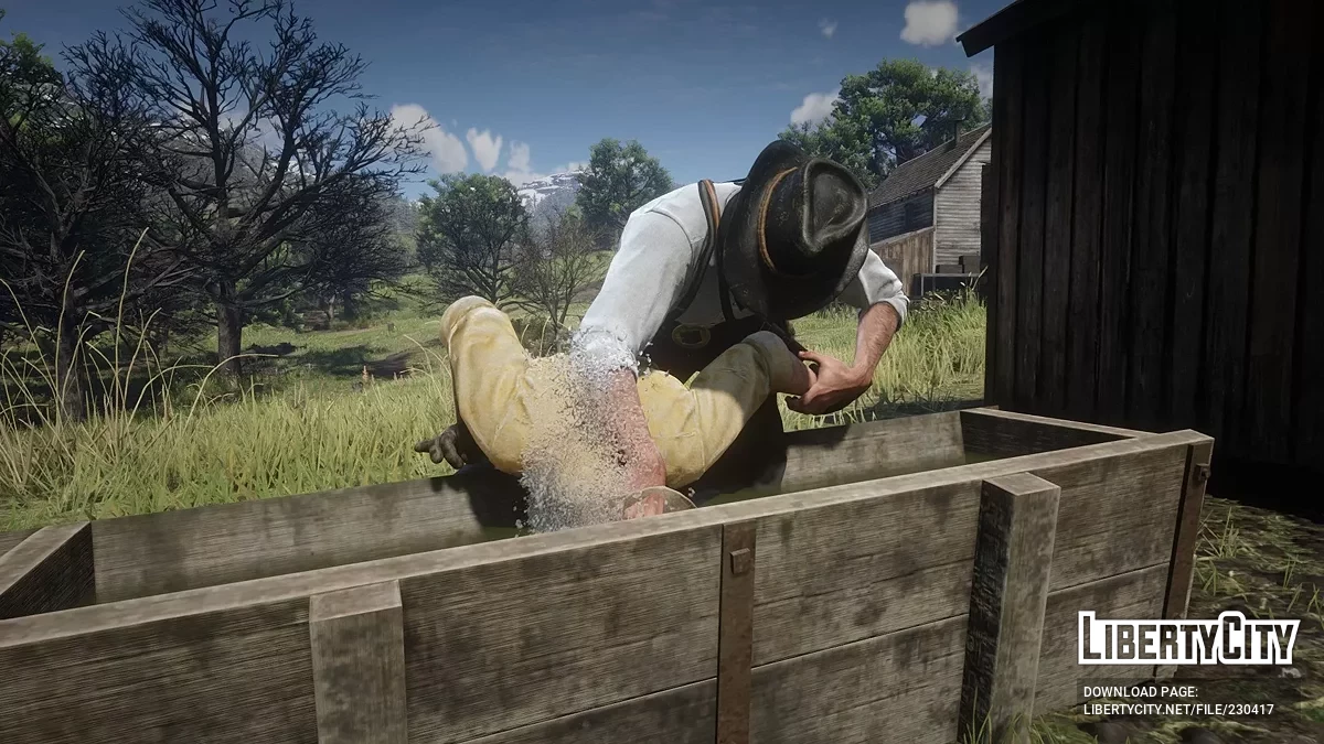 Trog Ertränken — die Möglichkeit, Feinde zu ertränken / Red Dead Redemption 2