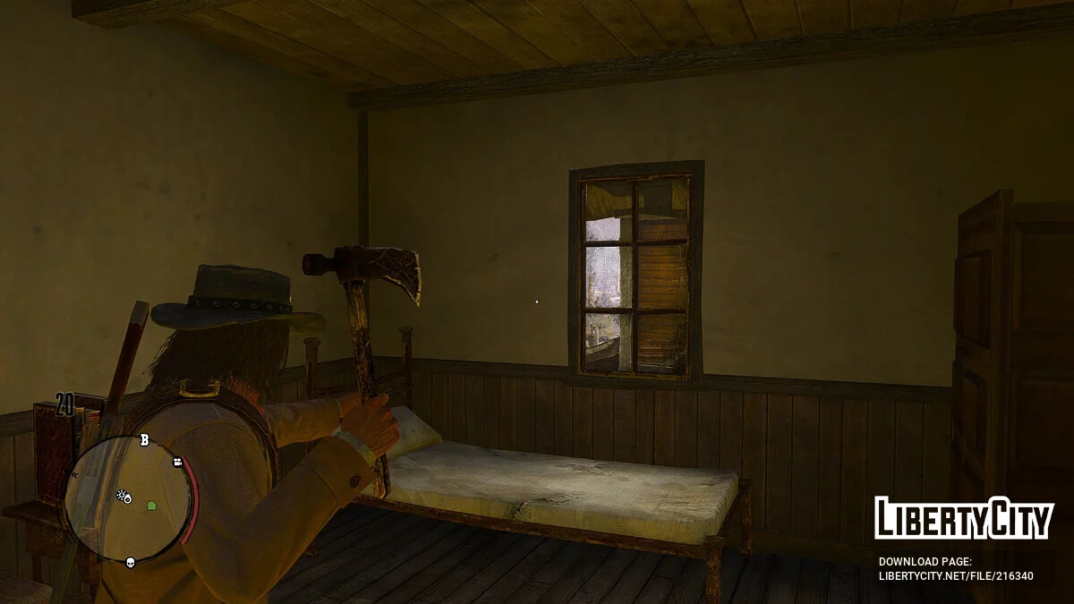Changing the camera angle while aiming / Red Dead Redemption