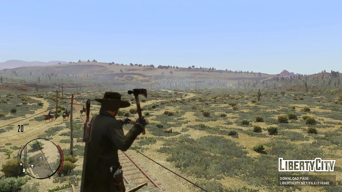 Changing the camera angle while aiming / Red Dead Redemption