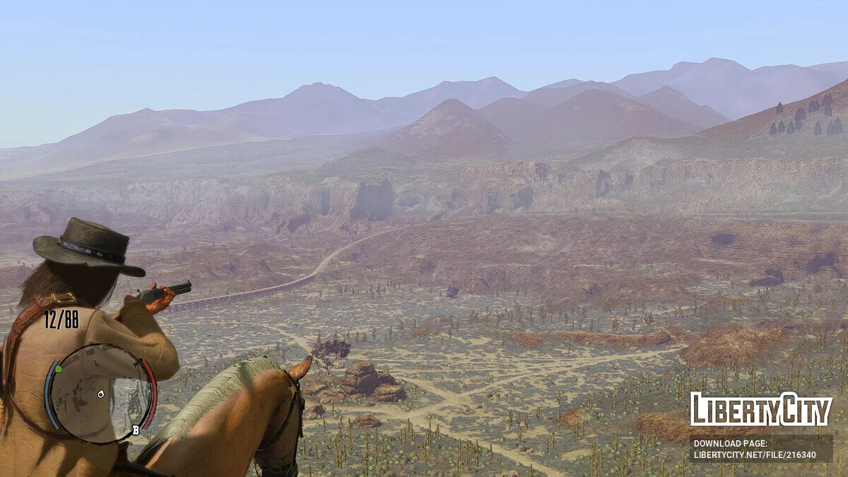 Changing the camera angle while aiming / Red Dead Redemption
