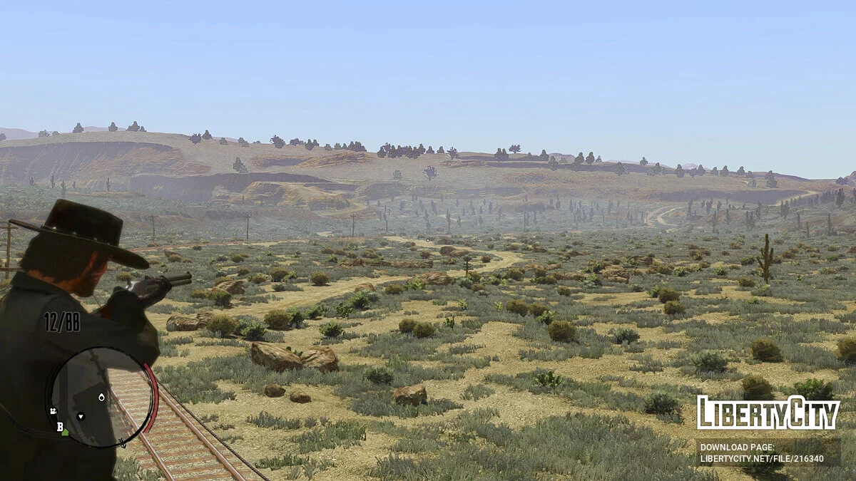 Changing the camera angle while aiming / Red Dead Redemption