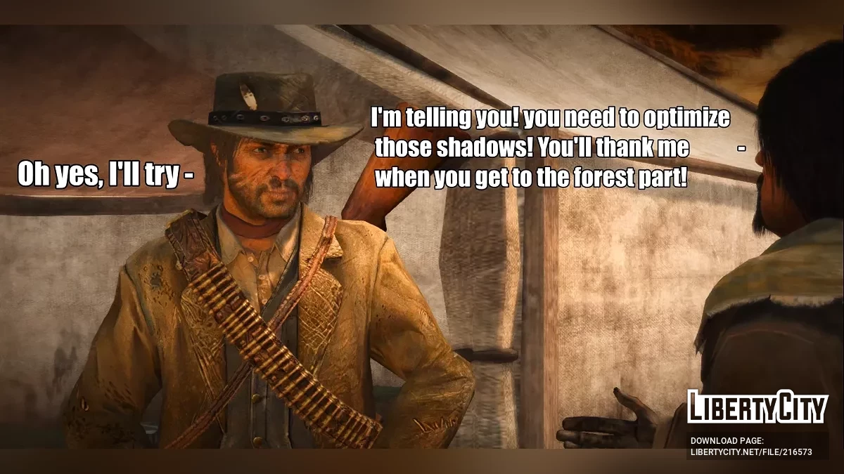 Оптимізовані тіні / Red Dead Redemption
