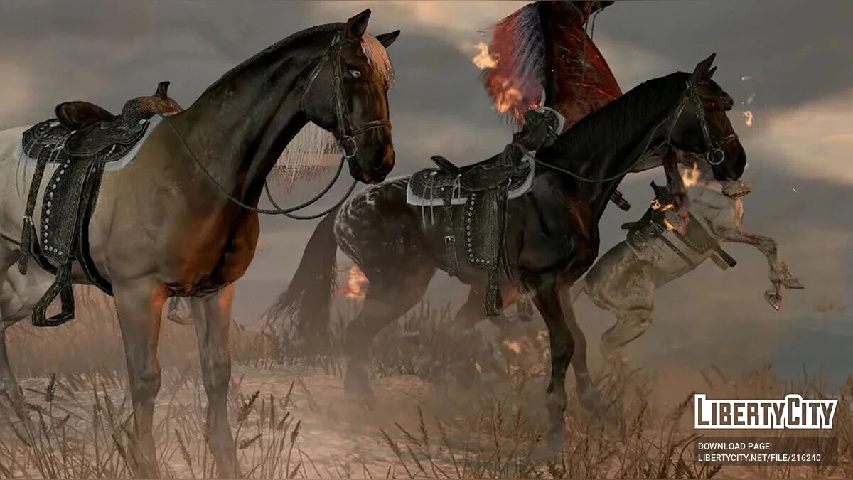 Wszystkie konie Apokalipsy + jednorożec / Red Dead Redemption