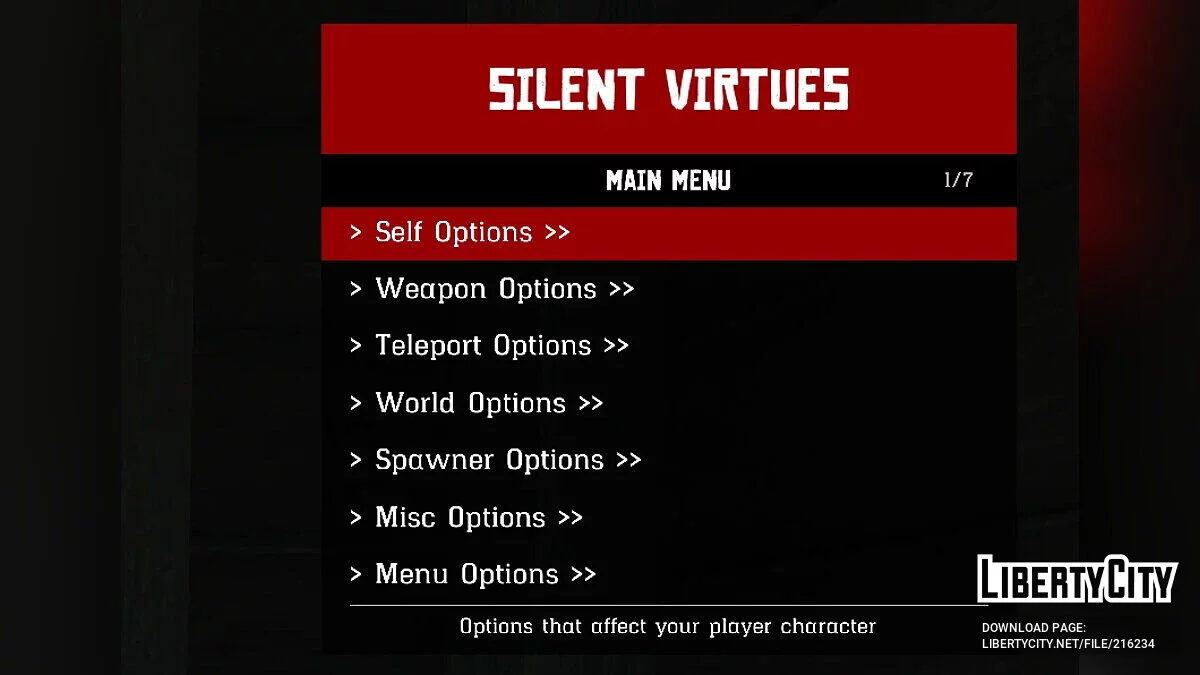Trainer Silent Virtues / Red Dead Redemption