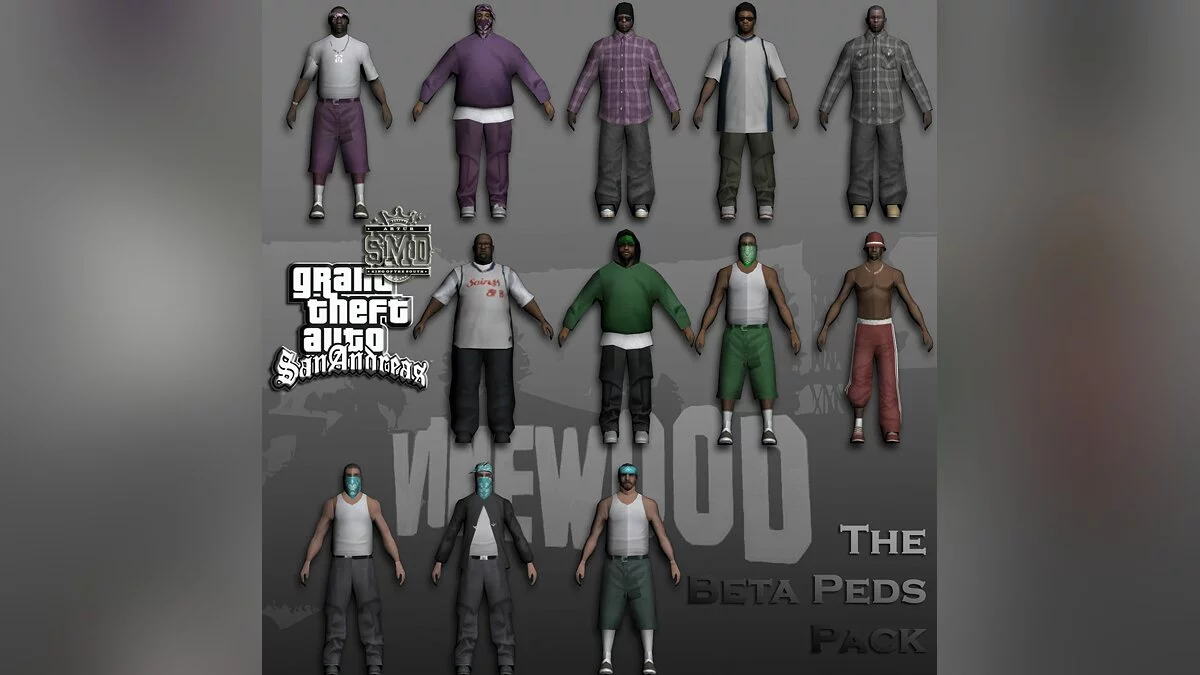 Beta Peds / GTA San Andreas