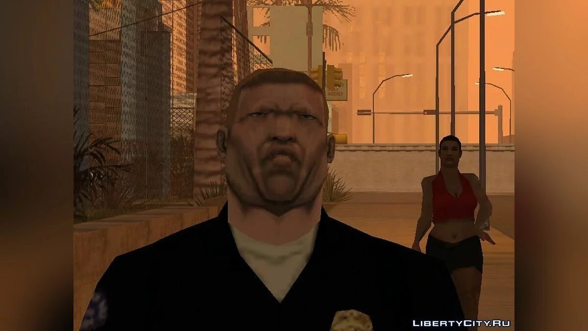 Офіцер Карвер з cutscene / GTA San Andreas