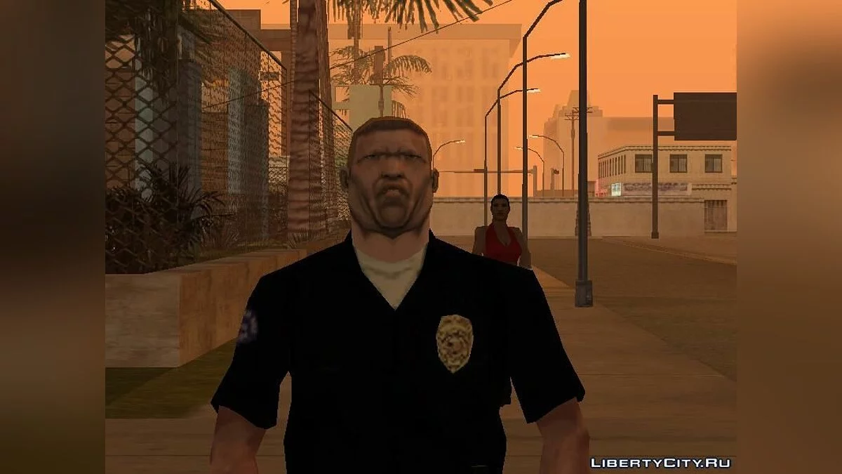 Офіцер Карвер з cutscene / GTA San Andreas