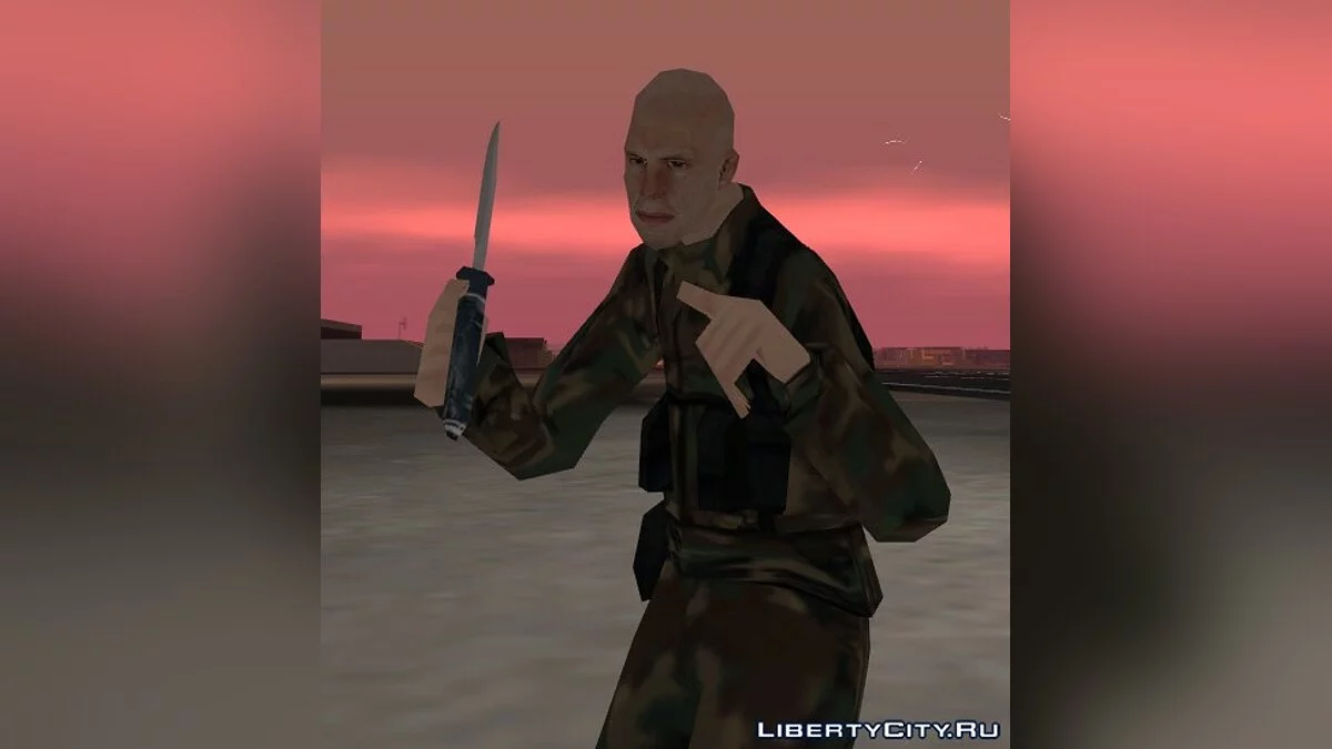 Shaved Soldier / GTA San Andreas