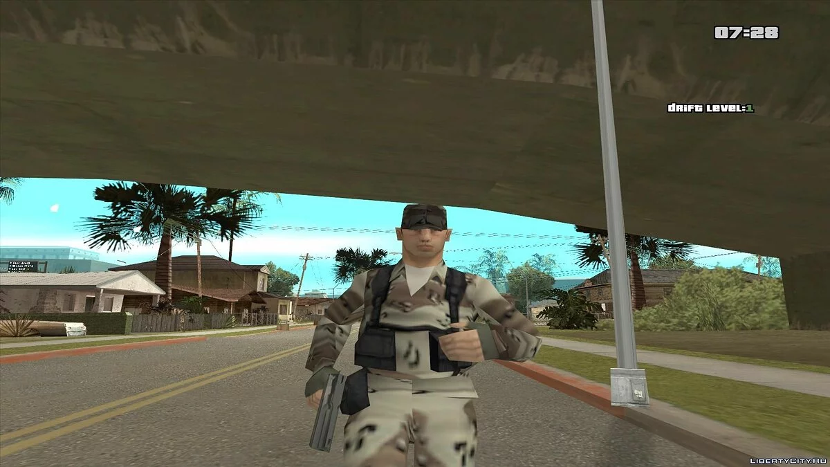 Soldier in Standard Quality / GTA San Andreas