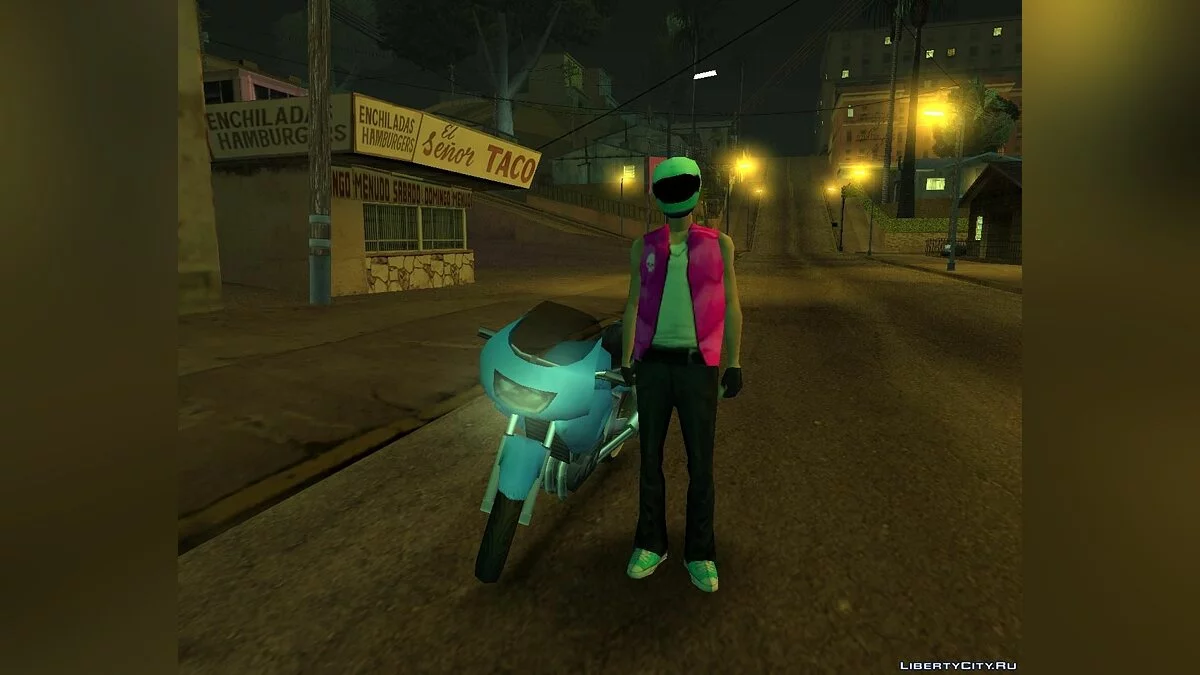 Пак персонажів за мотивами гри Hotline Miami / GTA San Andreas