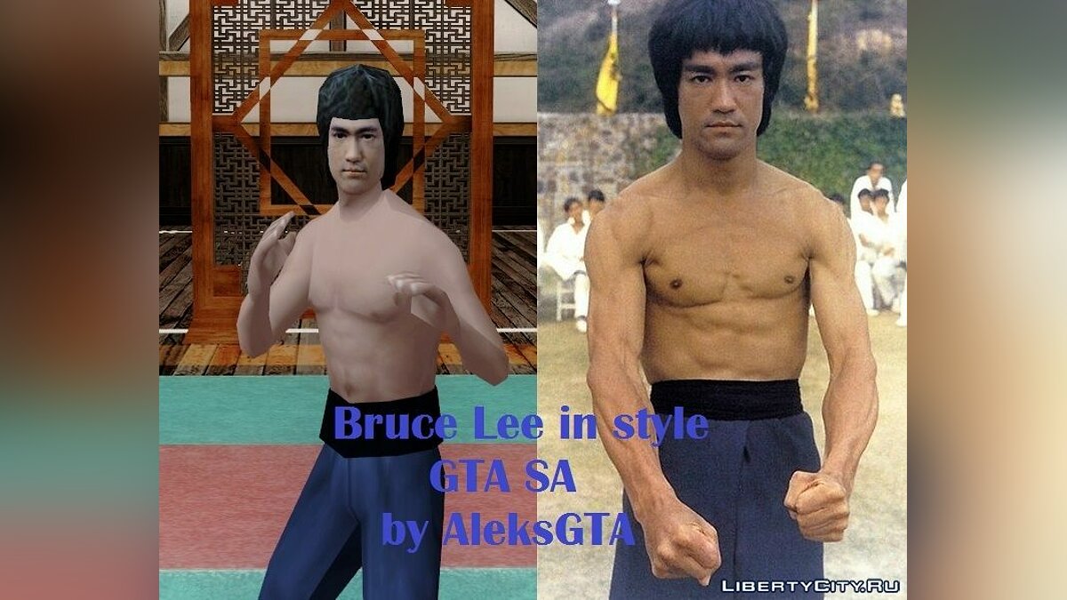 Download Bruce Lee for GTA San Andreas