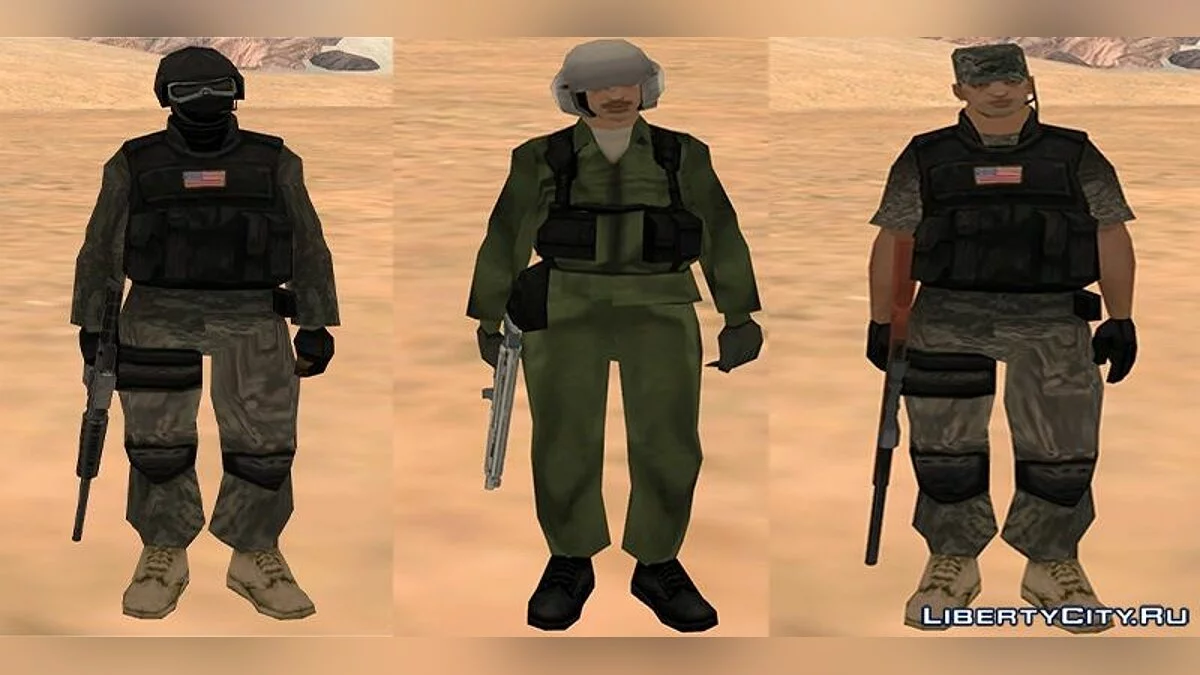 Soldados del ejército de EE. UU. [LQ] / GTA San Andreas