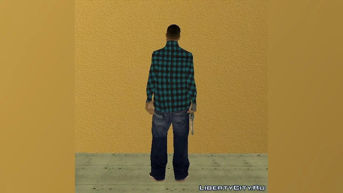 Hmycr with Blue Closed Shirt / GTA San Andreas