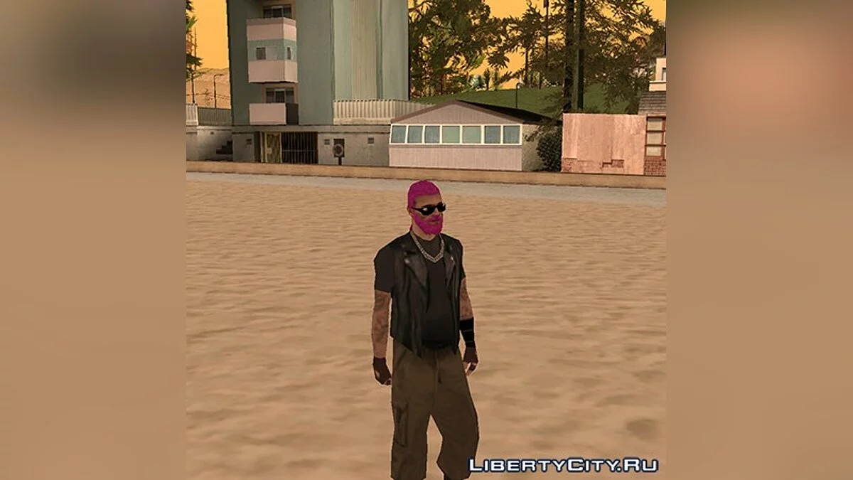 Wmycr (Biker) with Pink Hair / GTA San Andreas