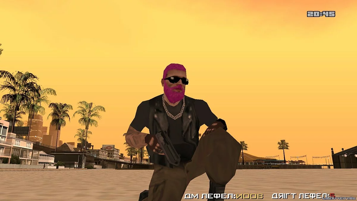 Wmycr (Biker) with Pink Hair / GTA San Andreas
