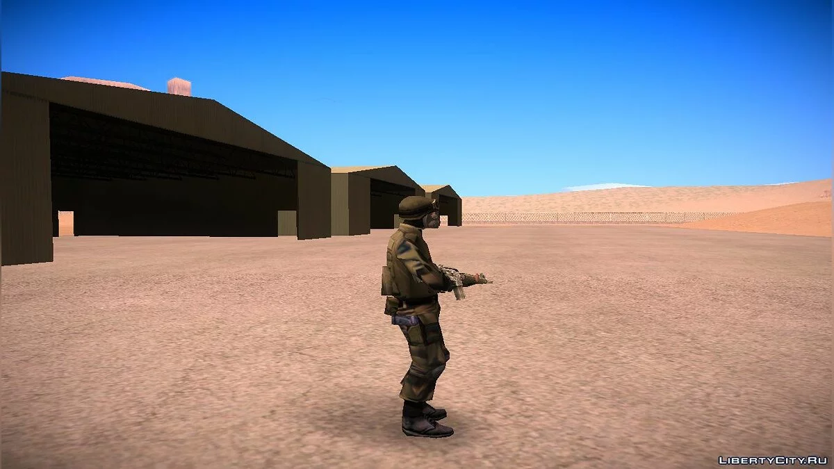Nuevo Skin Militar [LQ] / GTA San Andreas