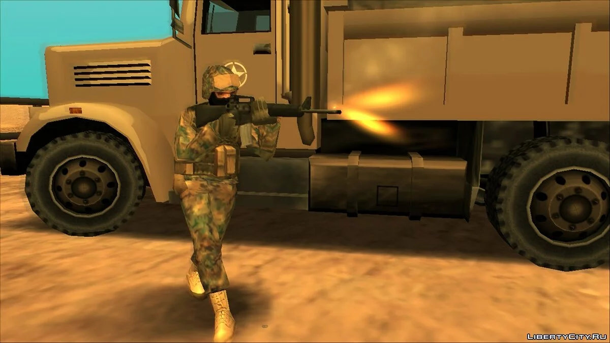 U.S. Морпех с балаклавой / GTA San Andreas