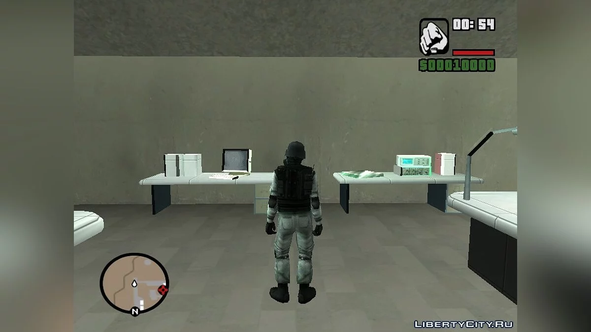 Guardia del Centro de Investigación SCP (Estilo Sa) / GTA San Andreas