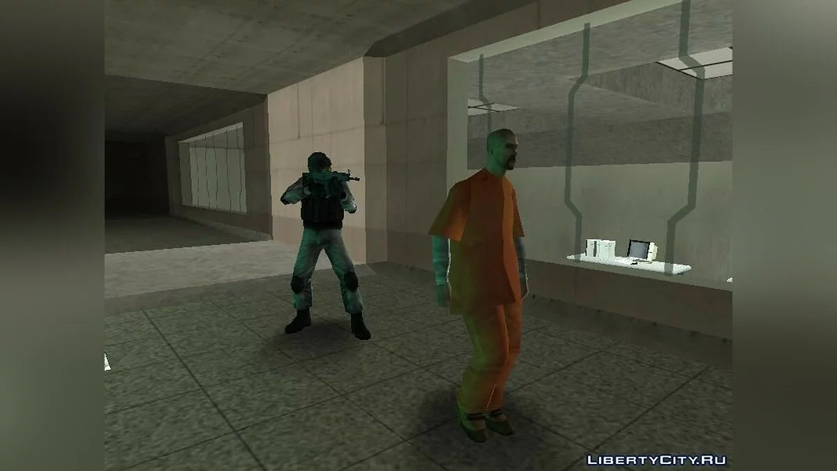 Guardia del Centro de Investigación SCP (Estilo Sa) / GTA San Andreas