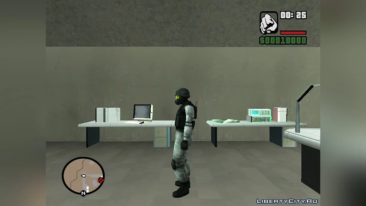 Guardia del Centro de Investigación SCP (Estilo Sa) / GTA San Andreas