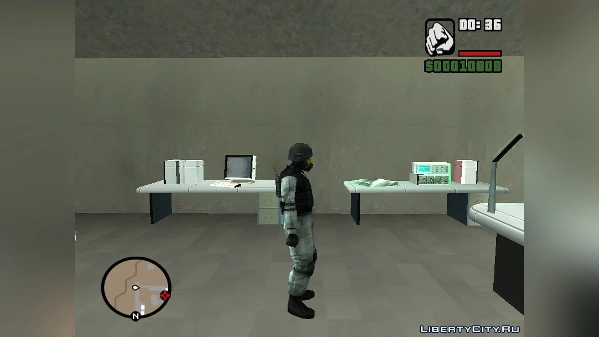 Guardia del Centro de Investigación SCP (Estilo Sa) / GTA San Andreas