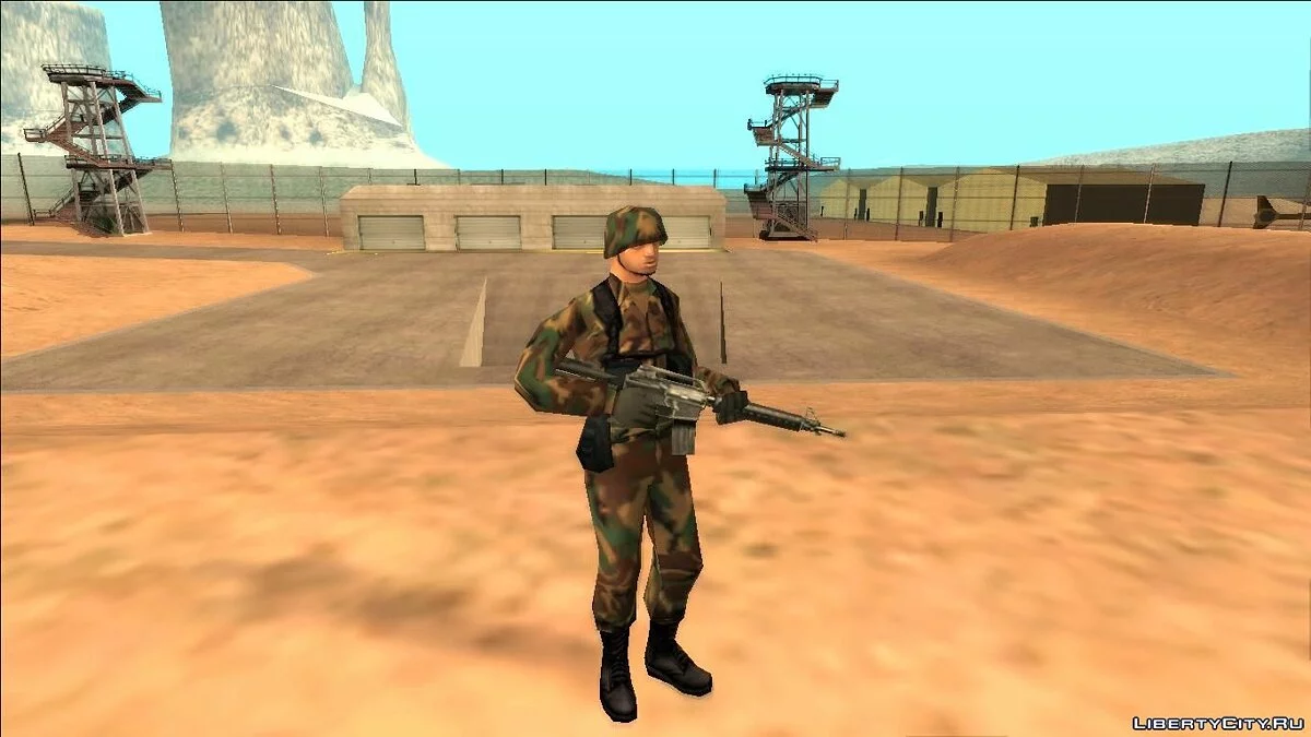 Новый спецназовец SWAT и армеец / GTA San Andreas