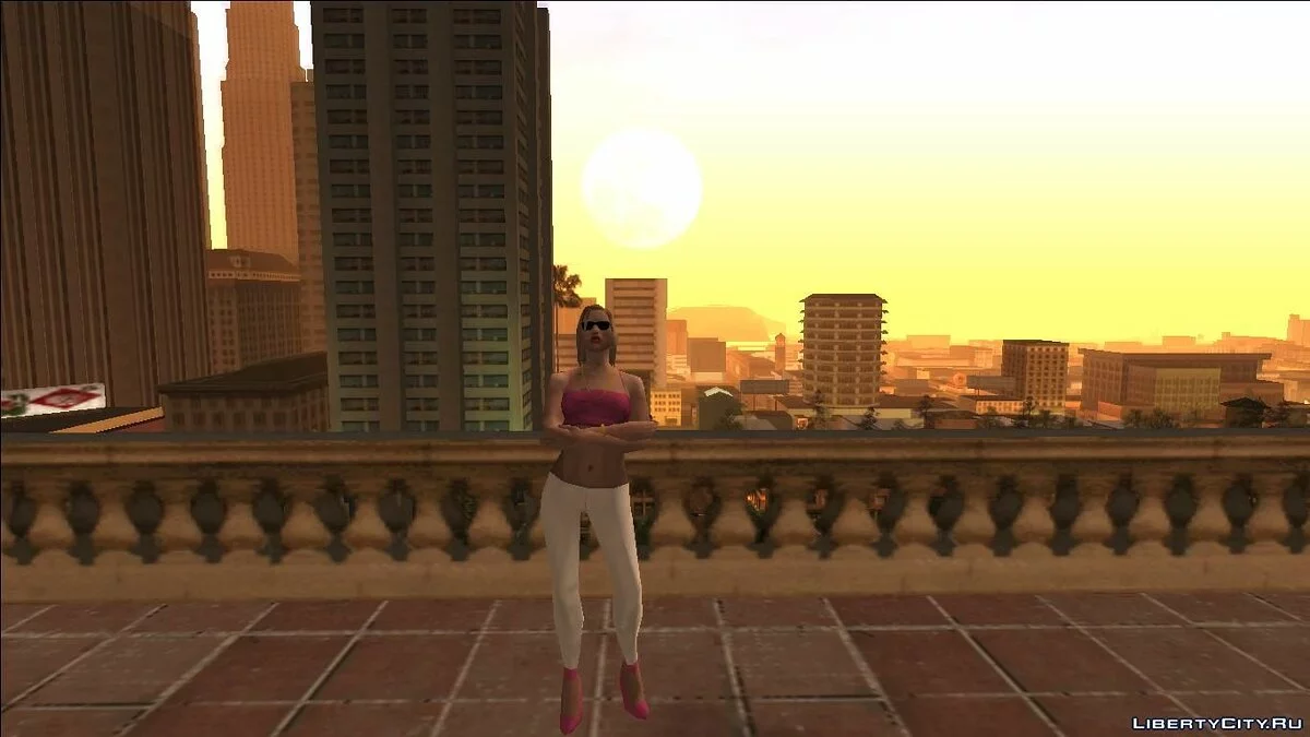Rochelle - Girl from the Loading Screen (Art) / GTA San Andreas