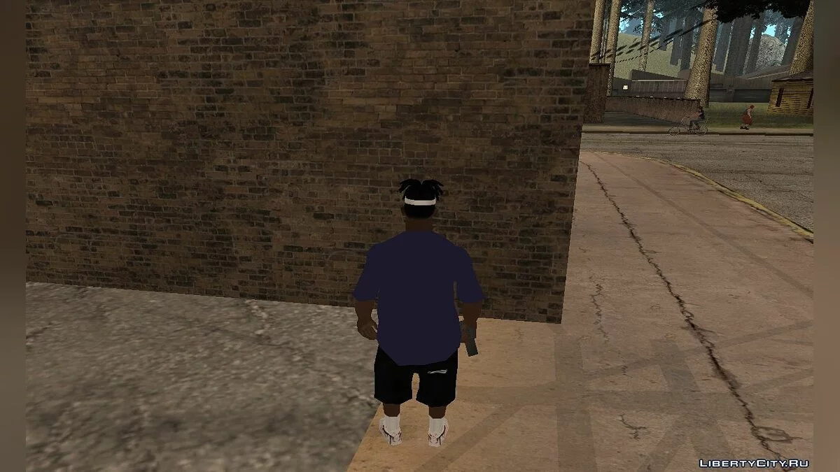 Чоловік у футболці Red Sox / GTA San Andreas