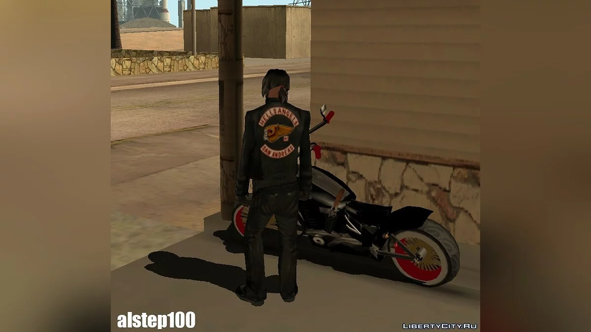 Старый байкер из Hell's Angel's MC. / GTA San Andreas