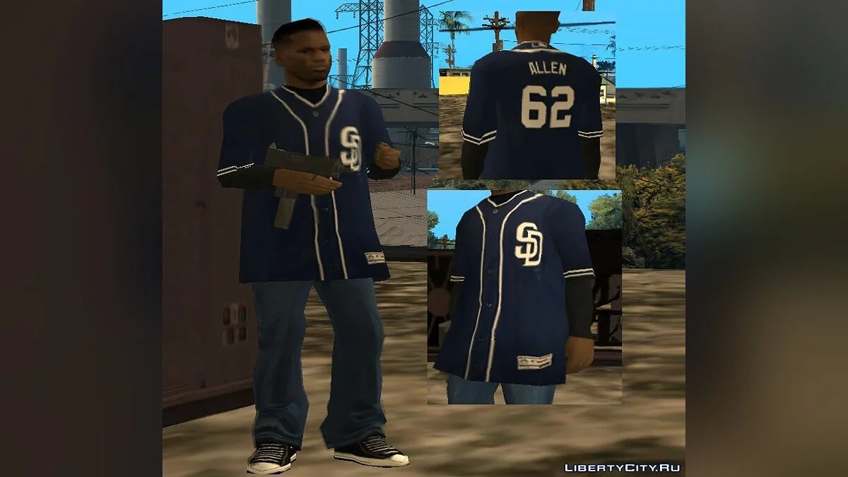 Three skins - John Cena and gangsters / GTA San Andreas
