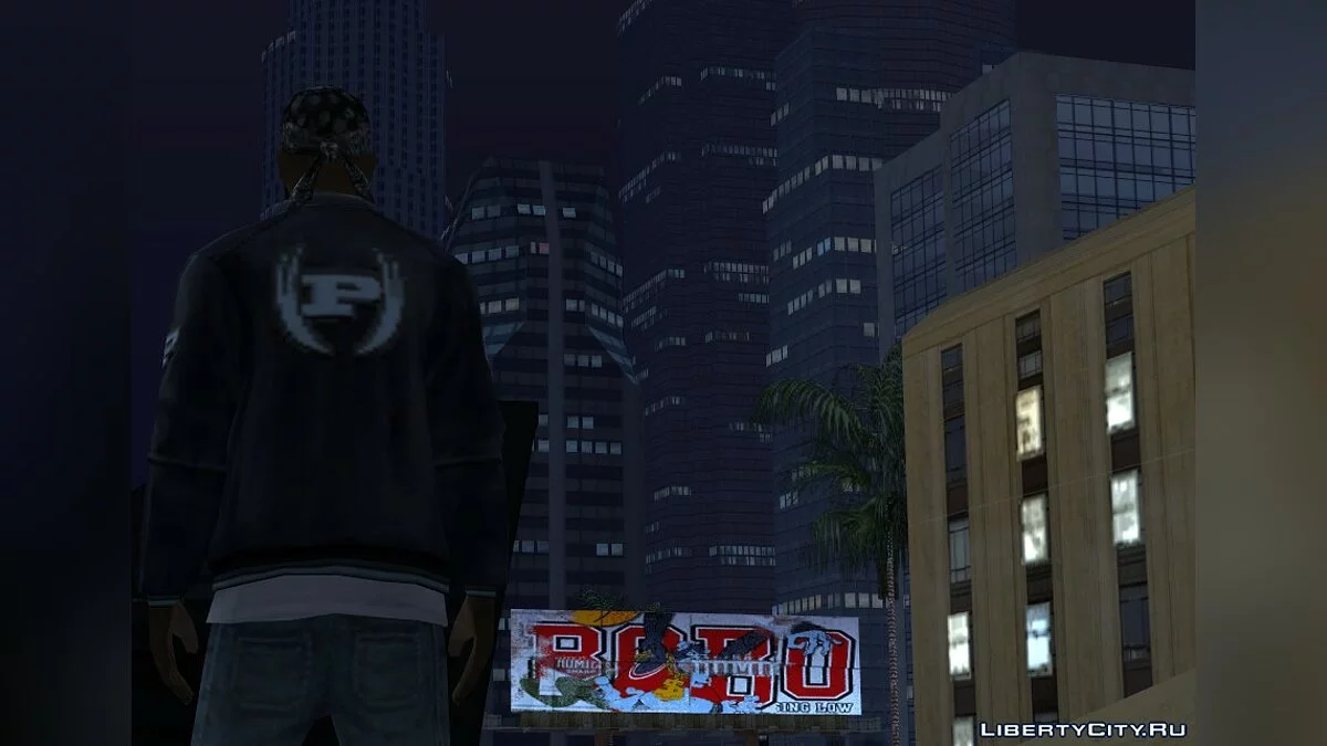 Чорна бандана Крип / GTA San Andreas