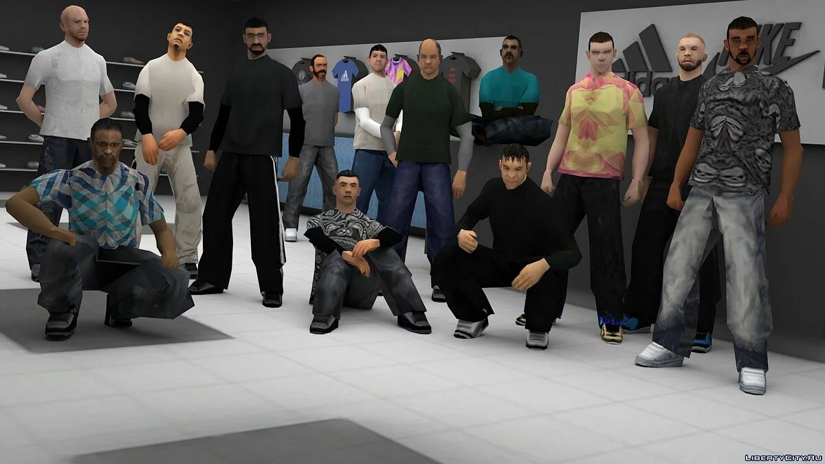 Kumpulan Tekstur untuk PedFuncs (pembaruan 05.03.2021) / GTA San Andreas
