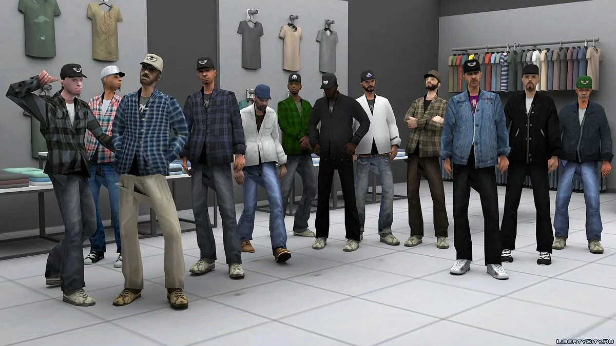 Kumpulan Tekstur untuk PedFuncs (pembaruan 05.03.2021) / GTA San Andreas