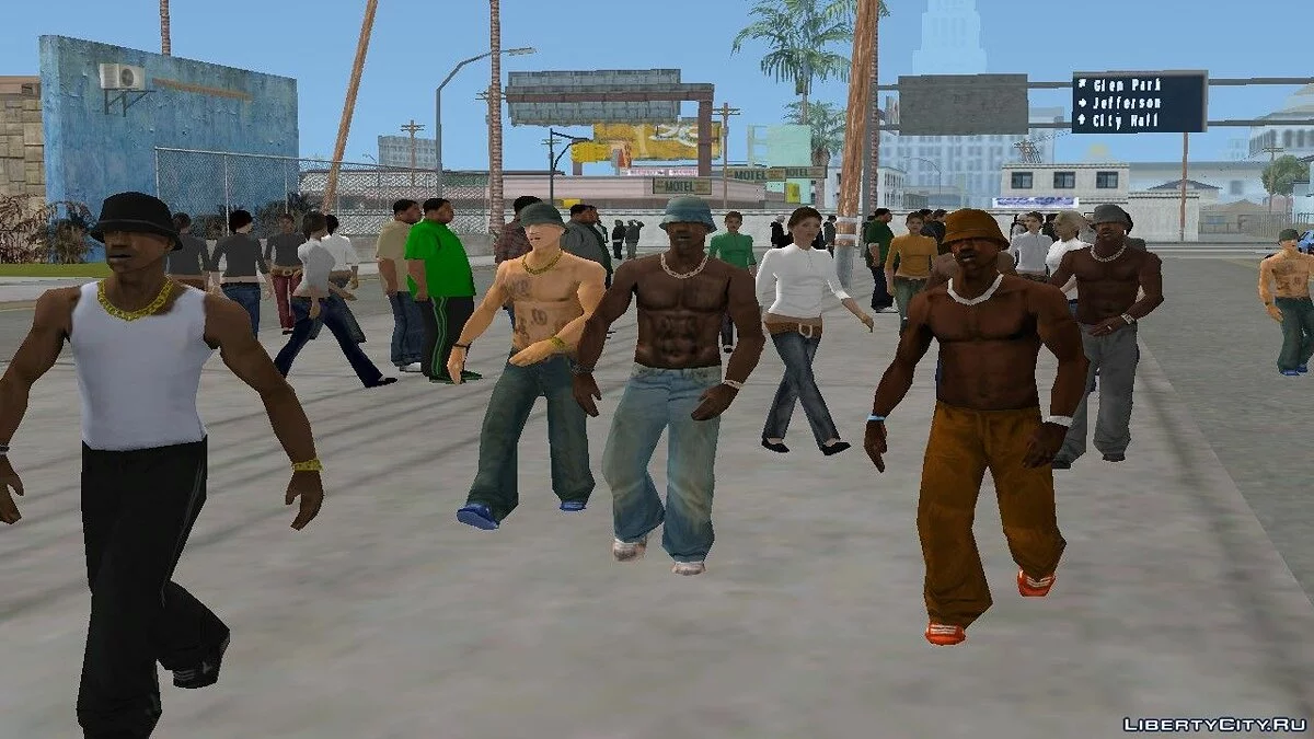 Kumpulan Tekstur untuk PedFuncs (pembaruan 05.03.2021) / GTA San Andreas