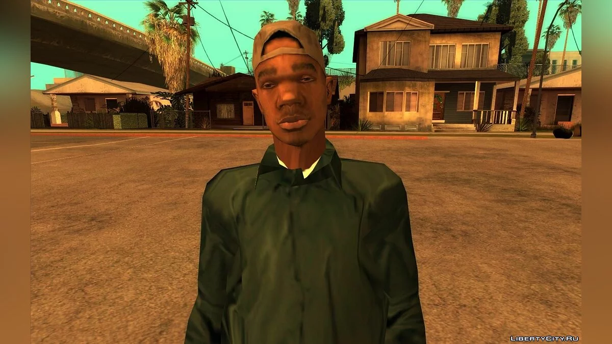 Би-Дап в одежде Grove Street / GTA San Andreas