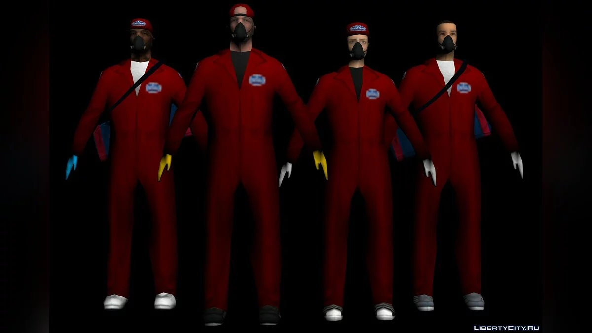 Paket Kulit Bugstars / GTA San Andreas