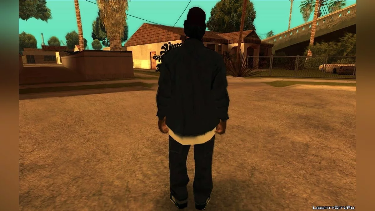 Райдер в одежде банды Баллас / GTA San Andreas