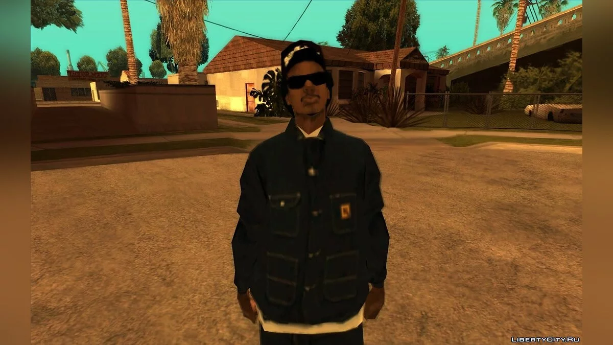 Райдер в одежде банды Баллас / GTA San Andreas