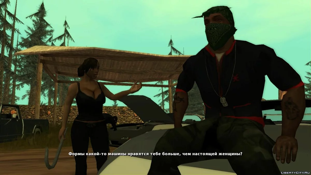 Catalina dengan Gaya Rambut dari GTA 3 / GTA San Andreas