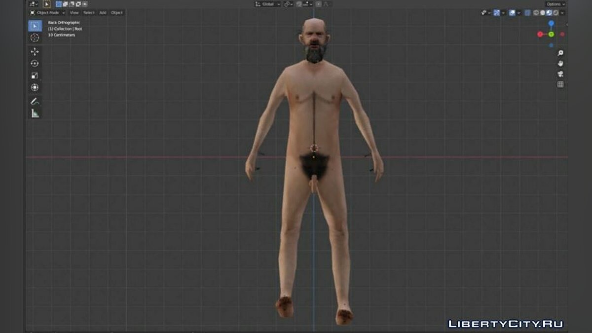 Download Mini-Pack of Naked Grandfather for GTA San Andreas