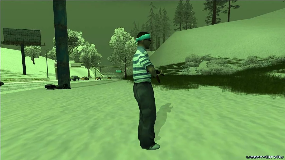 2 Membres de la bande Rifa de la version Beta / GTA San Andreas
